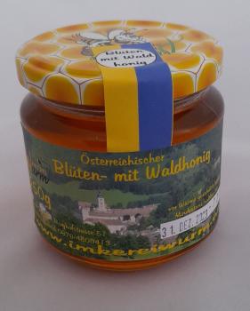 Österreichischer Blüten- mit Waldhonig 250g